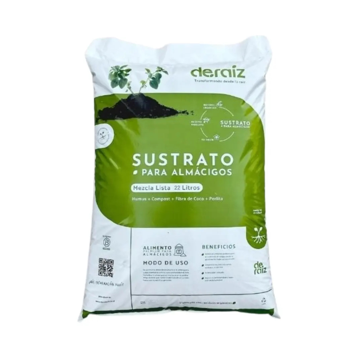 Sustrato Almácigos De Raíz 22 litros