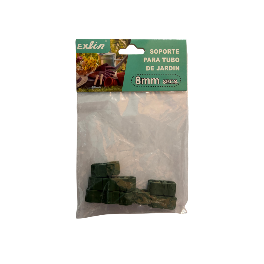Kit de 8 soporte para estacas de jardín