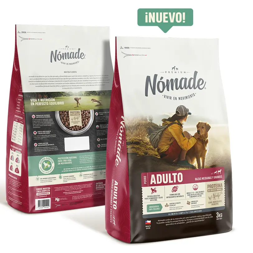 Alimento nómade perro adulto 20kg
