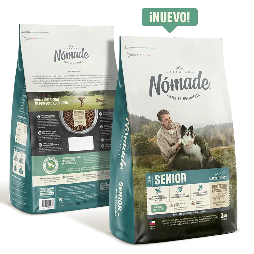 Alimento nómade perro senior razas pequeñas 9kg